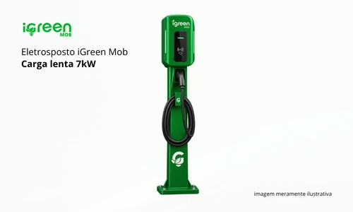 Eletroposto iGreen Mob carga lenta 7 kW